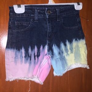 Justice Girls Midi Dye Effect Shorts size 10